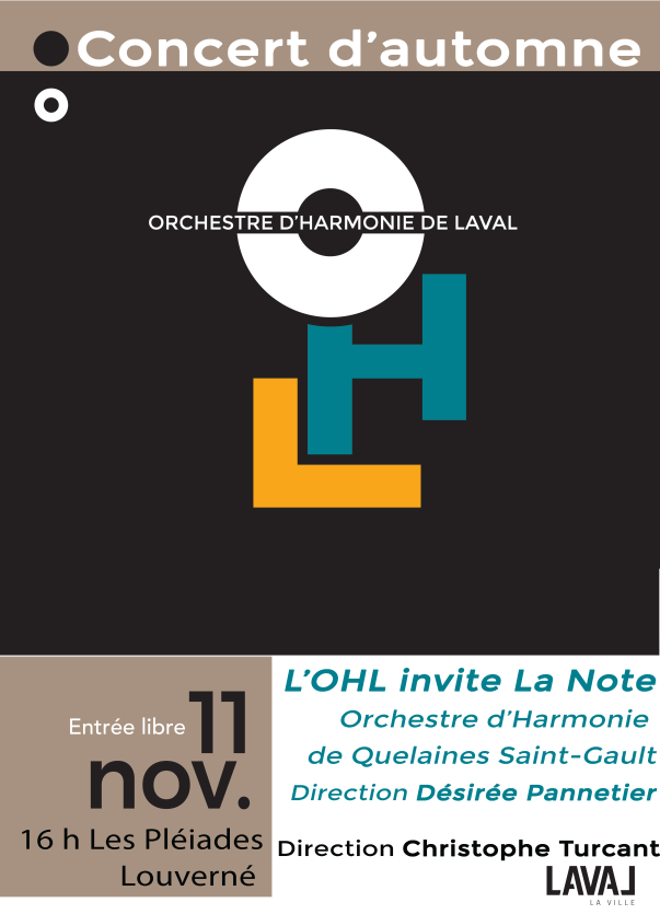 OHL53's tweet photo. Rdv jeudi prochain à Louverné pour notre concert d'automne ! 🎶
Concert où nous invitons l'Orchestre "La Note" de Quelaines Saint-Gault ! 🎶 https://t.co/H0ORr4phfv