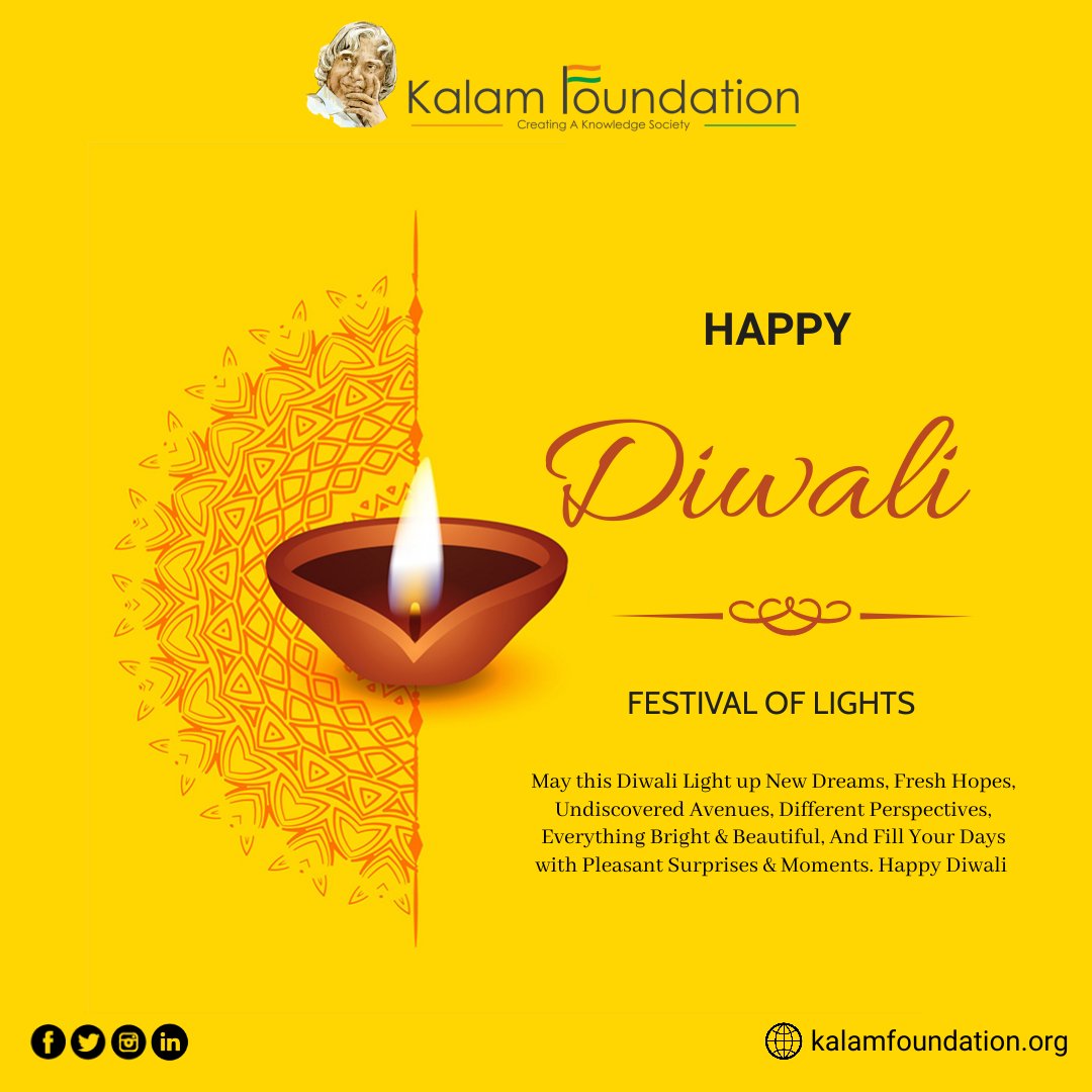 KRFOfficial's tweet photo. The festival that brighten up the whole being.
This Diwali let's just not keep this bright smile limited to the festive season instead cherish it everyday.
Happy Diwali everyone 🎉
#Diwali2021 #FestivalOfLights #दीपावली https://t.co/zrQekqp4TS