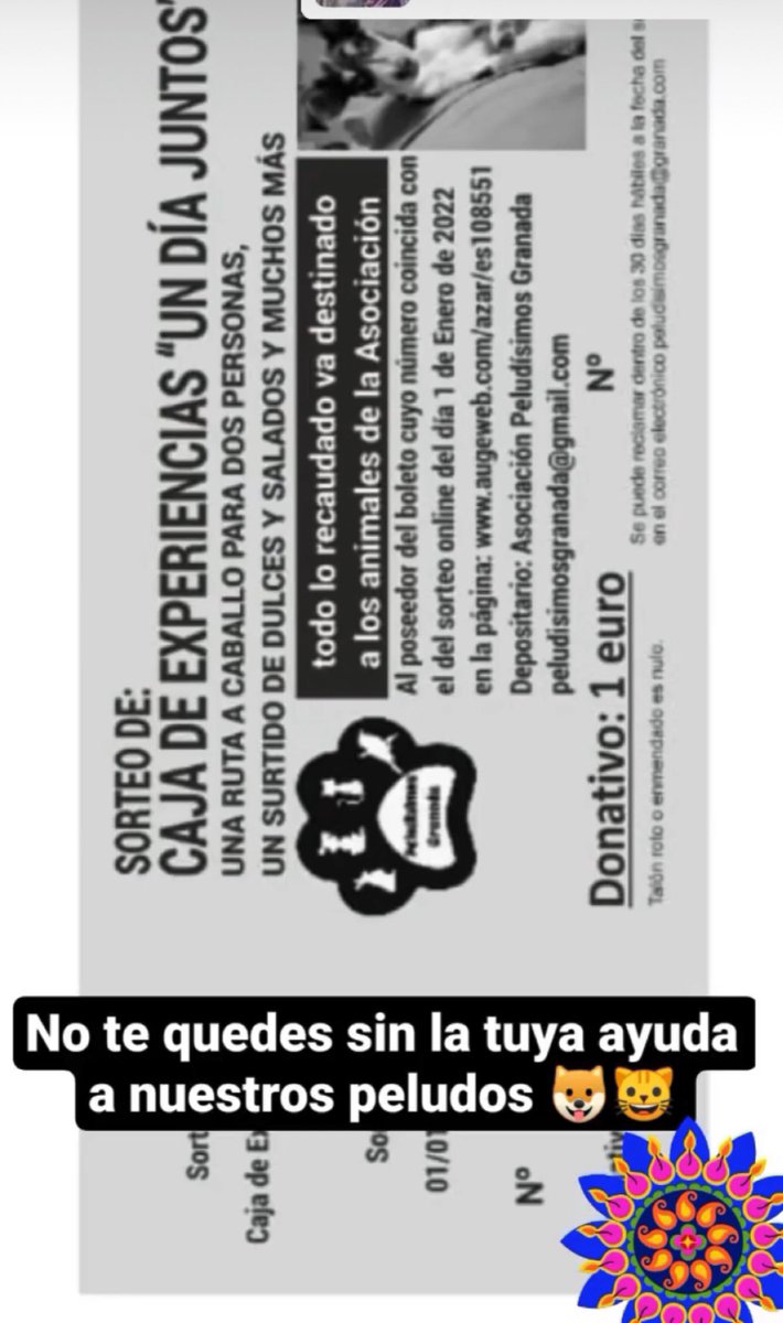 Ya están aquí las papeletas navideñas!!! Echamos una patita y participa en el sorteo!!!