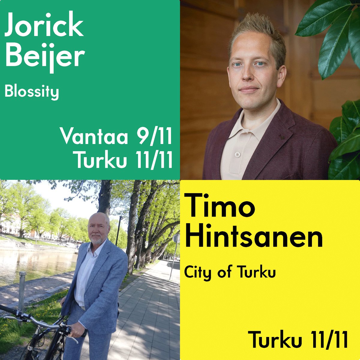 NCitymaking's tweet image. 1 week to go 🎉 Join our amazing lineup Thu 11 at 9am (EET) online+on-site @JokiTurku for a discussion on Turku2050 Vision, urban campuses &amp;amp; waterfronts 🌞 Keynotes by @Hintsastimo @cityofturku &amp;amp; @JorickBeijer @blossity &amp;amp; many more! Sign up for free 👉 bit.ly/3nYhm17