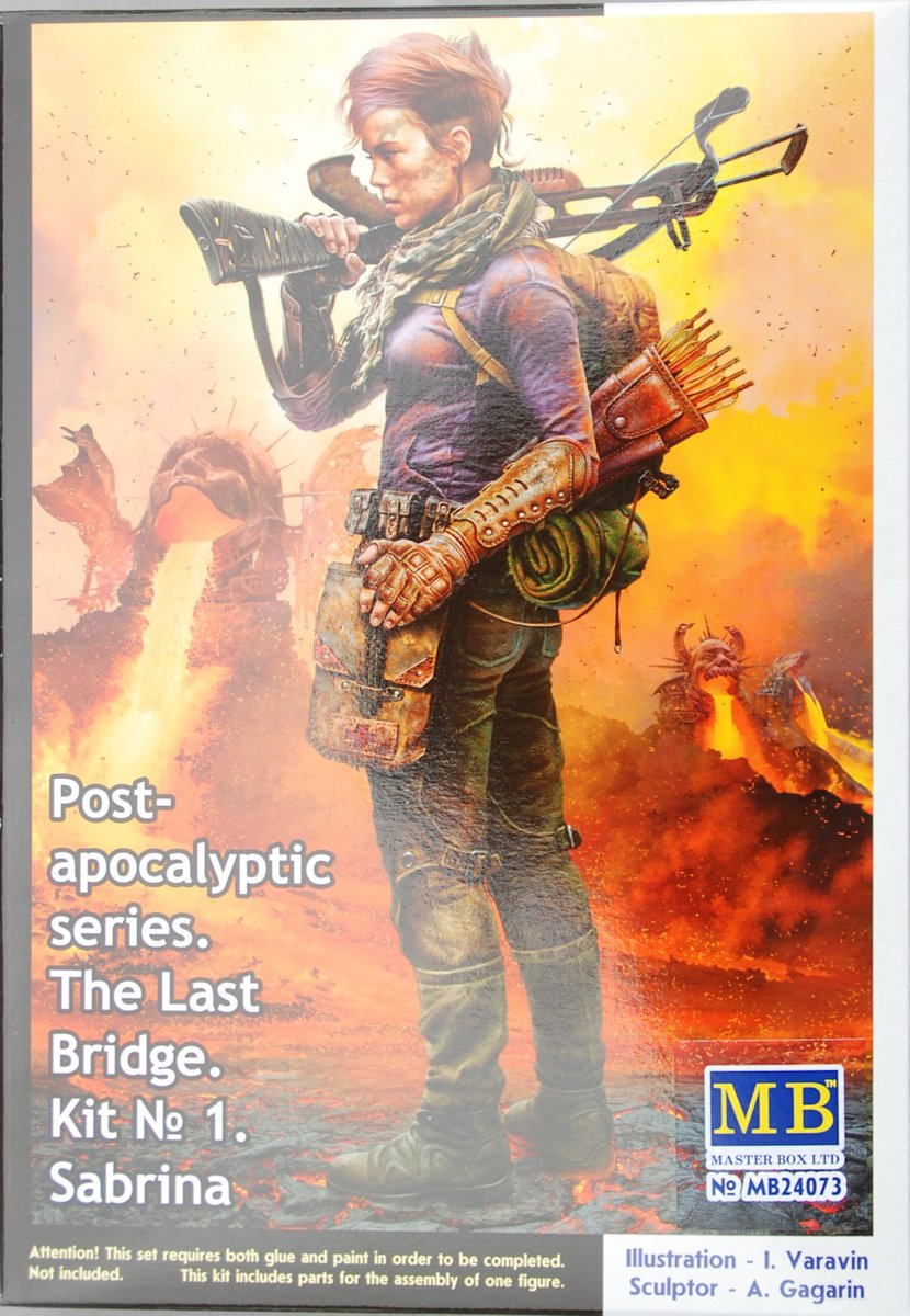milmodelscene's tweet photo. A new addition to my website today, 'Sabrina' a 1/24 post-apocalyptic figure from MB Models. See the details here- https://t.co/dl0PZKMSUA #scifi #scifimodels #Masterbox #MBModels https://t.co/nR09m1BbM8