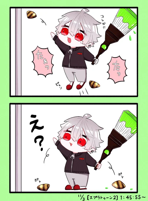 昨日のスプラココスキ🦑
#KuzuArt 