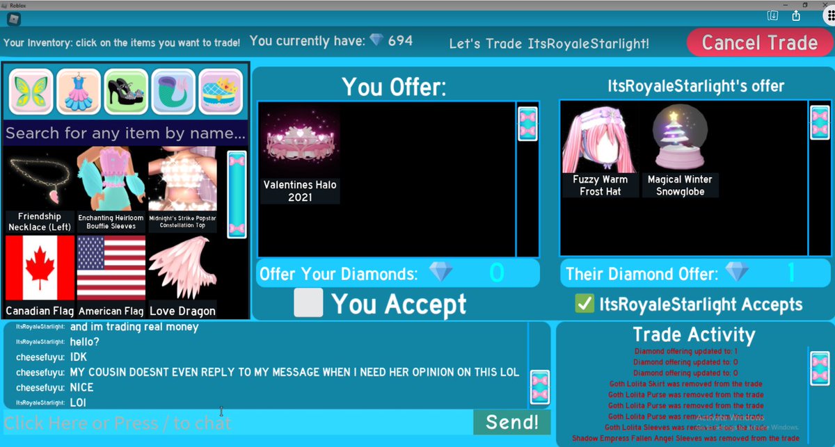 meeyaa__'s tweet photo. @Itz_Trxcy @ItsStarRBX she scammed me lol https://t.co/IsP2fRmWuB