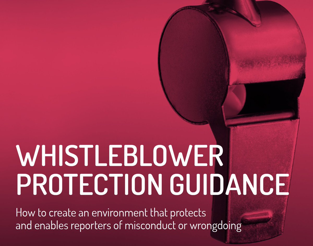 CHS_Alliance's tweet photo. Safe #whistleblowing in #aid work can #protect people from #abuse, stop misuse of #power &amp; avert #corruption. 

Staff must be encouraged to #report wrongdoing - so orgs can act on #misconduct.

New @CHS_Alliance guidance on creating #speakup aid cultures: https://t.co/saFB4vXZAs https://t.co/yJGmkRaecv