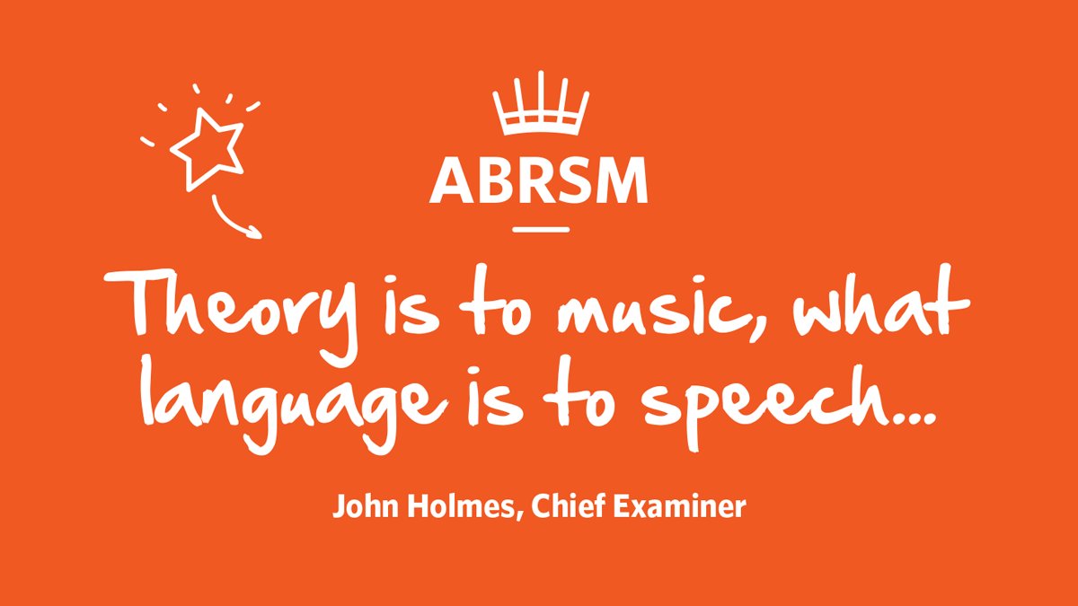 ABRSM's tweet image. Understanding music theory means knowing the language of music – it&apos;s a way to explain and interpret the music we hear. #whytheory #musictheory ow.ly/NJ6650GE5yQ