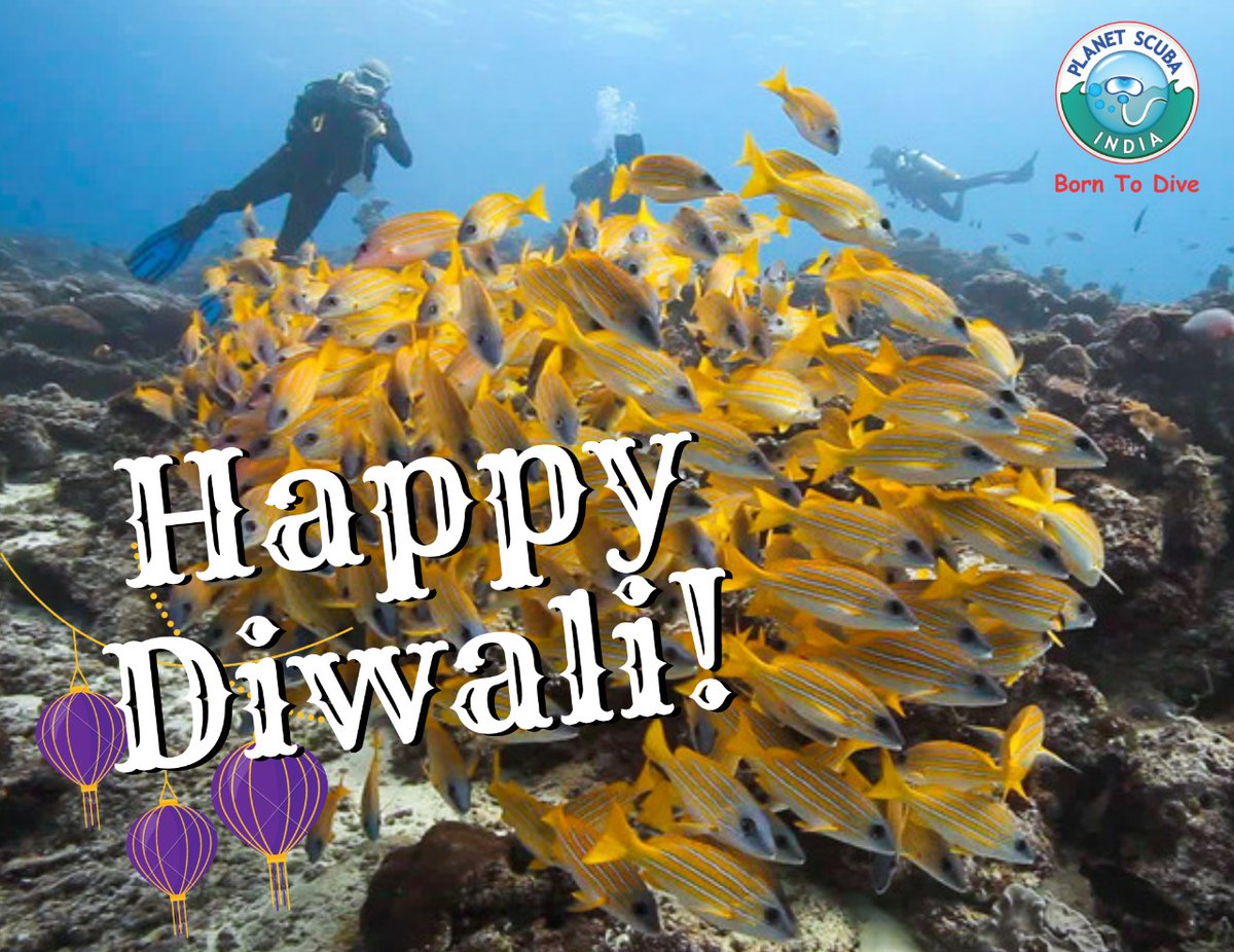 Wishing you a Happy Diwali from all of us at Planet Scuba India!

#diwali #festival #holidays #happydiwali