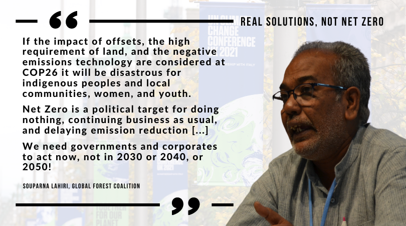 GFC_forests's tweet photo. #NetZero = avoid responsibility
The ‘net’ in Net Zero is being used by governments and industries to avoid responsibility for past, present, and future emissions and create a false sense of climate progress👇
https://t.co/YQ7Rb9y95A
#FalseSolutions #NotOurSolutions https://t.co/XUKuHUJkV0