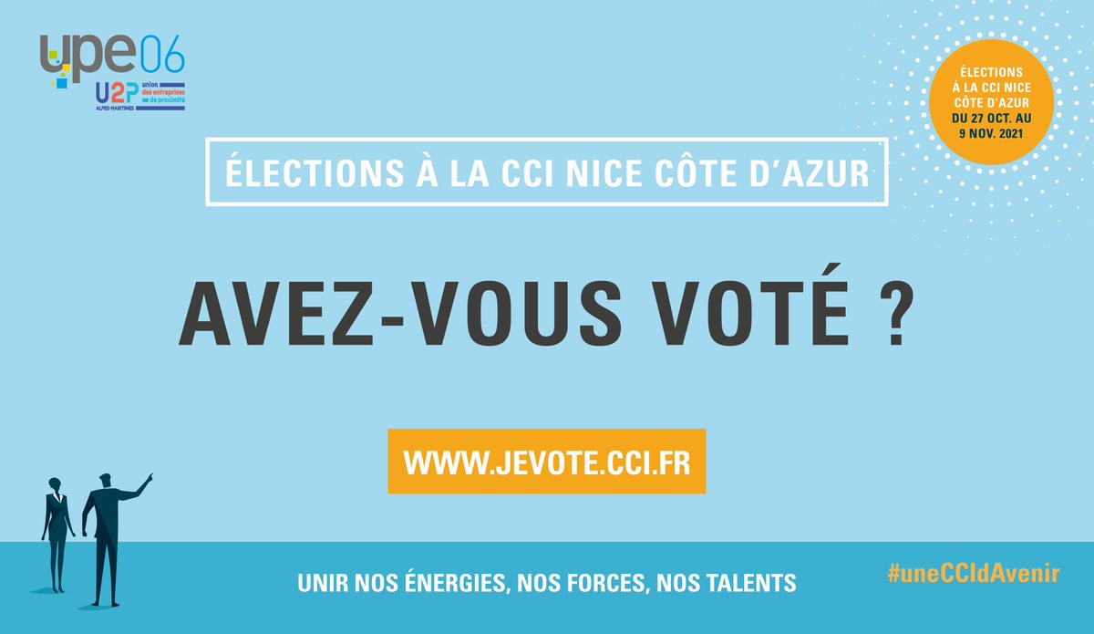 UPE_06's tweet photo. 📥Elections CCI 2021📥

J-6 avant la fin des votes !

Rendez-vous sur https://t.co/O9kZyP0wfZ et suivez la procédure de vote.

Votez pour la Liste UPE06 !
https://t.co/1YnyC3rDGf

#uneCCIdAvenir #ListeUPE06 #UPE06 https://t.co/3kN8eKUleD