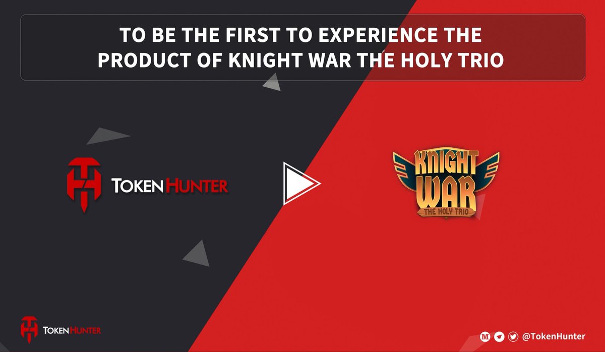 _TokenHunter's tweet photo. 🔥🔥To celebrate the success of @knightwarp2e 's first round of the sale event, we have prepared benefits for everyone! #TokenHunter

To be the first to experience the product of #KnightWar The Holy Trio and reap the best benefits.🚨🚨

👉🏻Buy: https://t.co/QwgO4a2Cjo https://t.co/ckist6ZVJ7