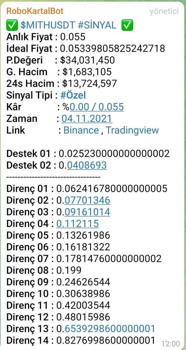 DamdakiKarga07's tweet photo. #mithusd ALCALAN TREND KRILIMI AKTIF. HACIM GAYET IYI.
KISA VADE 0.062, 0.077 HEDEFLERIDIR. https://t.co/7kwQDMveND