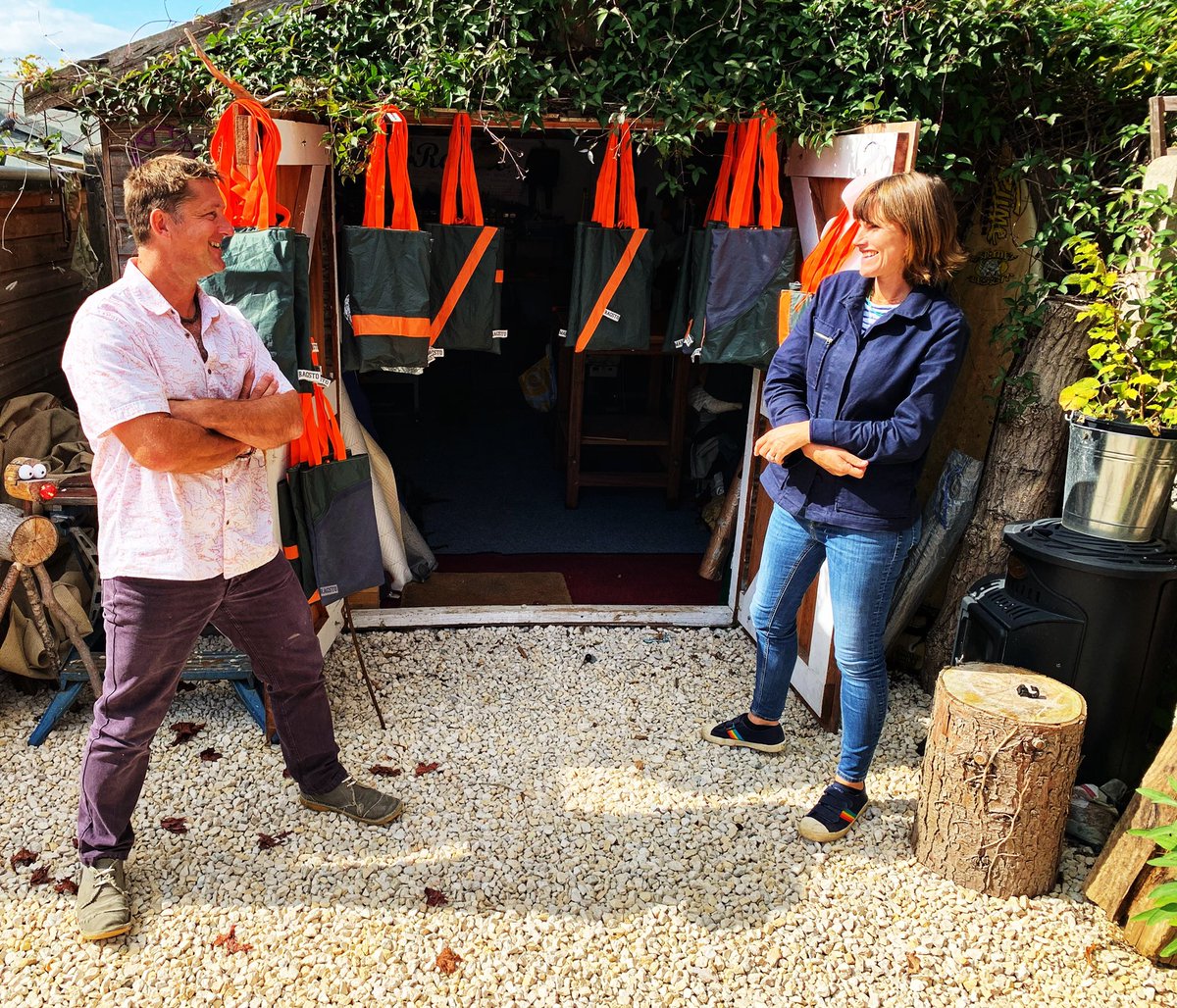 theneilwragg's tweet photo. Hey #COP26 Ban the manufacture of new plastic bags! Look, one tiny, discarded nylon tent here avoided landfill &amp; made over 30 shopping bags on BBC Money For Nothing @SMvintage @Monfornothing #zerowaste #ClimateCrisis #plasticpollution https://t.co/OMgozamUL2
