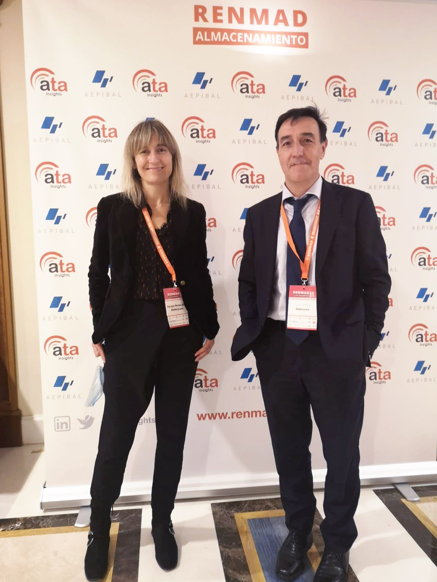 BCARE_MB's tweet photo. Ayer, Soraya Romo y Javier Olarte, asistieron en representación de BCARE al #RENMADAlmacenamiento 2021 sobre "Cómo diseñar, promover, construir y operar proyectos de #almacenamiento rentables en España" organizado por @AtaInsights. https://t.co/cSQ8AWzRoO