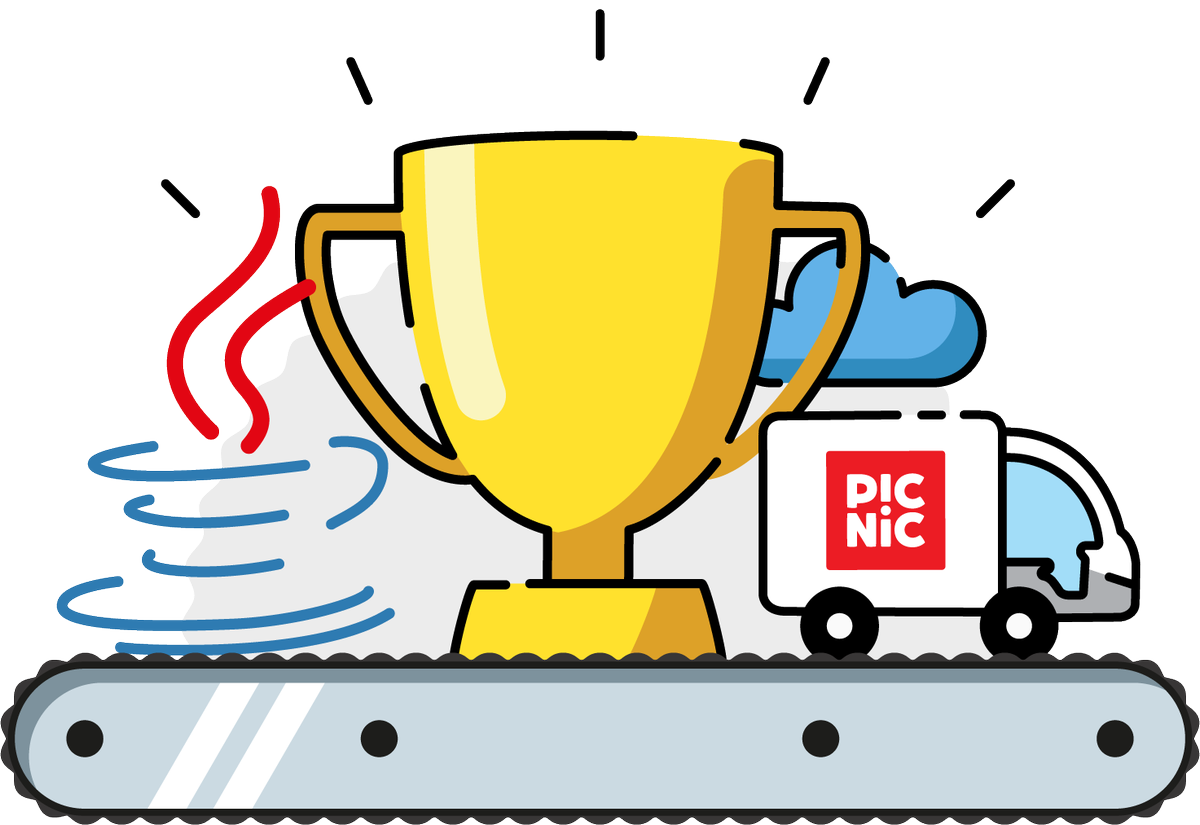 picnic's tweet photo. Our automated fulfilment centre has been recognised by @nljug as the most innovative #java project of 2021 🎉

We’re very proud of everyone involved in FCA. What an honour! 

Learn more about Picnic and Java here: 

https://t.co/FylFsmTt1n https://t.co/hlevG8dxxE