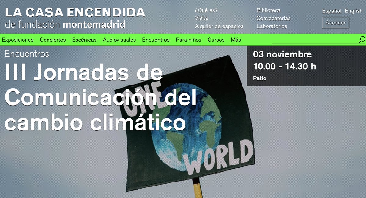 ComuniClima's tweet photo. Arte, activismo, feminismo e ideología fueron las cuatro columnas sobre las que sustentamos un provechoso debate. Gracias a ponentes y asistentes de las III Jornadas de Comunicación del Cambio Climático. 
Aquí tenéis la grabación de #ComuniClima 
https://t.co/3ybNCVO9Hg https://t.co/5d4kLkHq7g