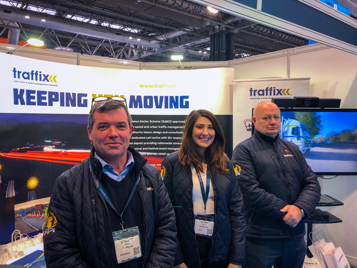 GreenSquareBD's tweet photo. A great first day for our client @traffixuk at the @HWYSUK event for our client Traffix. Hope today is even better guys...
#KeepingYouMoving #TrafficManagement #Traffic #HighwaysUK #HighSpeed #MajorProjects #Motorways #DualCarriageways #Traffix https://t.co/eoegbu8Jgc