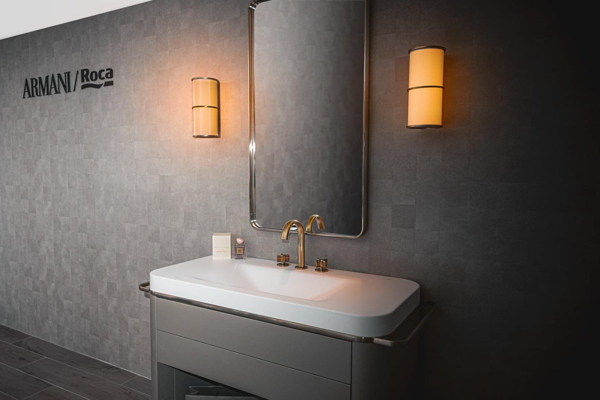 Stonebridge_I's tweet photo. Luxury as standard in every product.

The stunning bathroom range from our partners Armani Roca really is something else. Available now from Stonebridge Interiors and on display in our Ponteland showroom. https://t.co/Z4z0zJ2taG