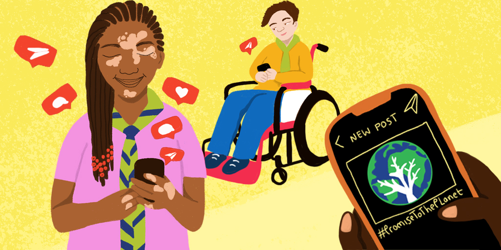 Scouts are committed to finding a global solution to climate change. Our young people know how to use social media to amplify their voices, spread the word, and encourage others to make their #PromiseToThePlanet. Will you join them? scouts.org.uk/about-us/help-…