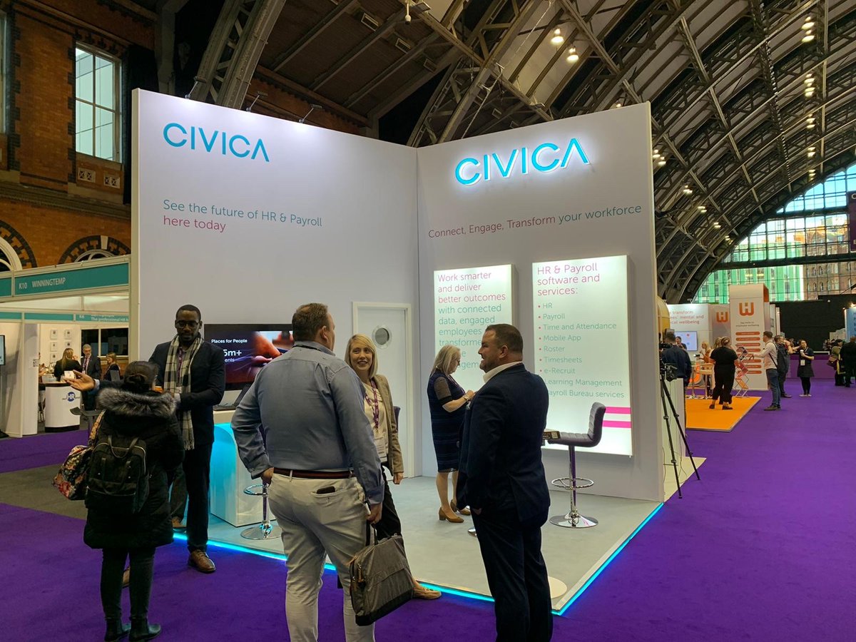 CivicaUK's tweet photo. We’re at the CIPD Annual Conference and Exhibition today, why not pop by stand K11 to see how our PeopleLIVE software and services can help your teams work smarter.
#cipdACE #HR #Payroll #ConnectEngageTransform #PeopleLIVE https://t.co/iGUP8tEp8Y