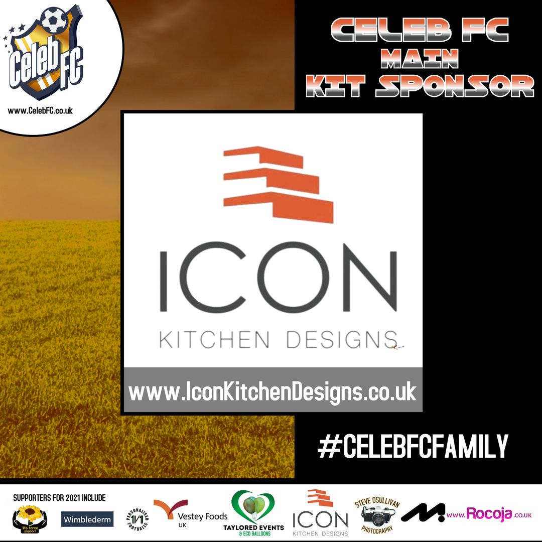 Celeb_FC's tweet photo. Just wanna send a quick 💖💖💖💖💖💖💖💖💖💖 to Main Kit Sponsor #IconKitchenDesigns in #Purley. 
We wouldn't be as in such a fabulous looking kit in 2021 without you! 
#CelebFCFamily https://t.co/inlBgs81iy