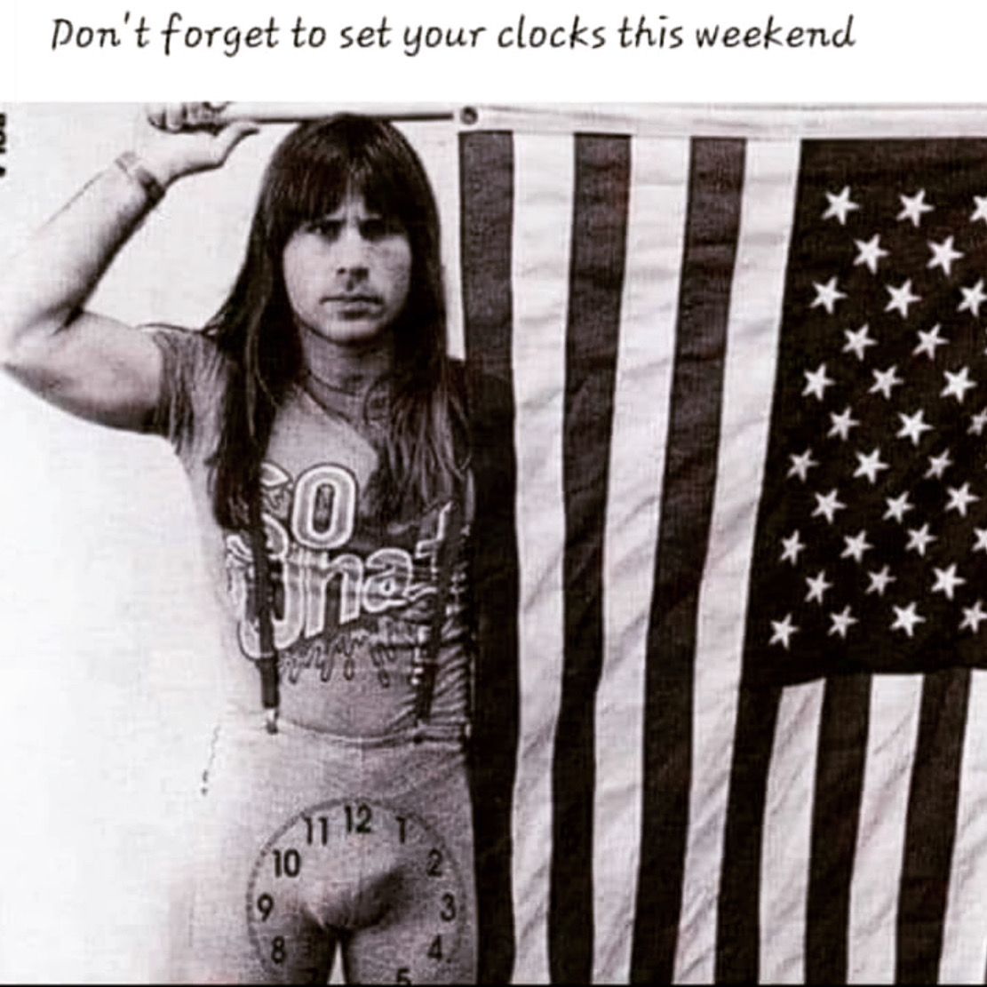 fckfmrocks's tweet photo. Are you for or against daylight saving time? ๐
#IronMaiden #TrueRockers https://t.co/JNNom8Hmfa