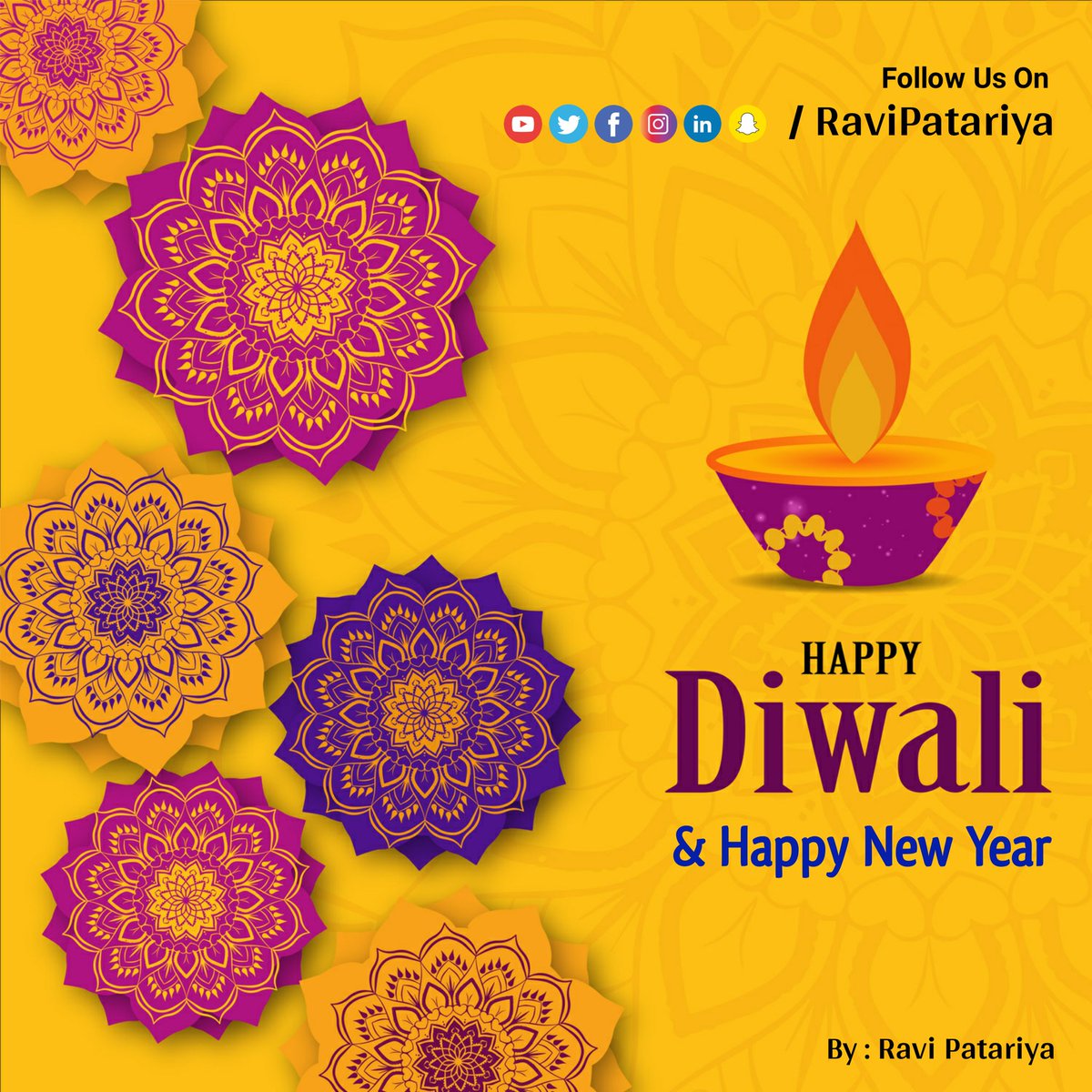 RaviPatariya's tweet photo. Happy Diwali and Happy New Year
 Wishing you a Happy New Year, Happiness, Prosperity and Luxury in your life.
#HappyDiwali https://t.co/JBUvCYmVOe