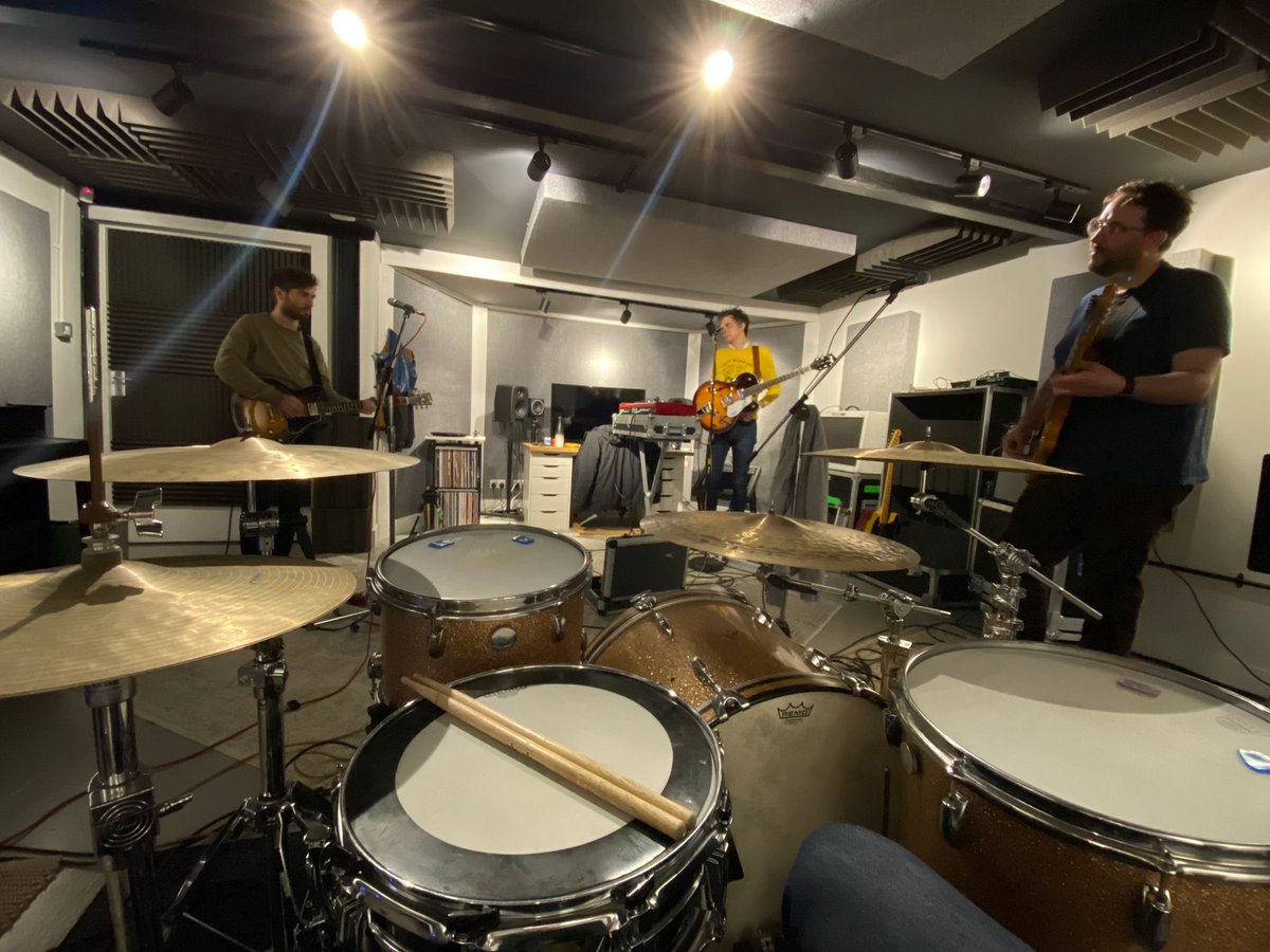 First band practice since the C word last night AND in our brand new space. Cobwebs blown off and very happy to be back. Missed making a racket. Been quiet on here- we hope you’re all well🙏🏻
