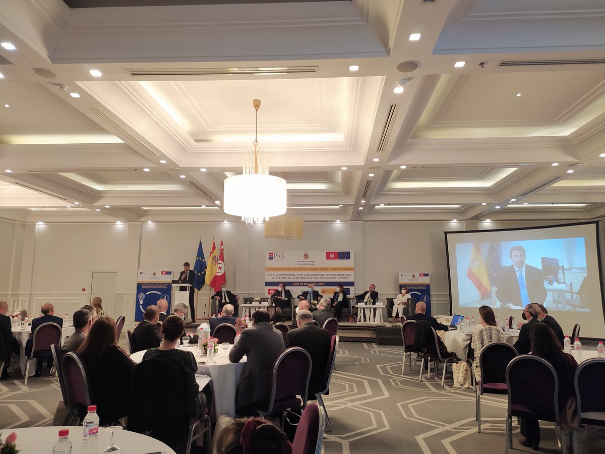 JMesrs's tweet photo. événement de clôture du projet de jumelage jeudi 4 novembre 2021 -Sheraton Tunis https://t.co/Mzfv2d5bOr