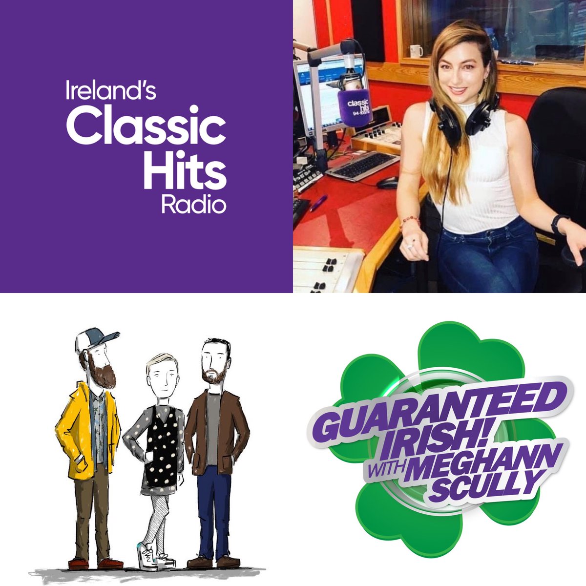 ClassicHitsRdio's tweet photo. 📻 Anocht ar #GuaranteedIrish le @Meghann_Scully

🎤 Niamh ó @Ham_Sandwich

🎶 Ceol nua ó @DamoDempsey
@PillowQueens @DeniseChaila
@thisislyra agus @orlamusic_

☘️ Focal an Lae 

⏰ 8-10pm

https://t.co/oIhpC0VHD6 https://t.co/OiLzFXw3zU