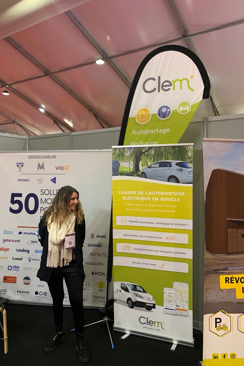 Clem_mobi's tweet photo. @SalonSELIF On vous attend nombreux pour échanger autour de la mobilité partagée et électrique au stand c8 🌿⚡️

#selif #mobilitymakers #autopartage @mobilitymakers https://t.co/pPvd6uEYTQ