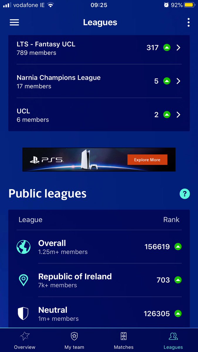 francisbilardi's tweet image. I got #97points #matchday4⚽️
And #Overallrank 
#Mybestgameofthe season.
#Championsleaguefantasyteam