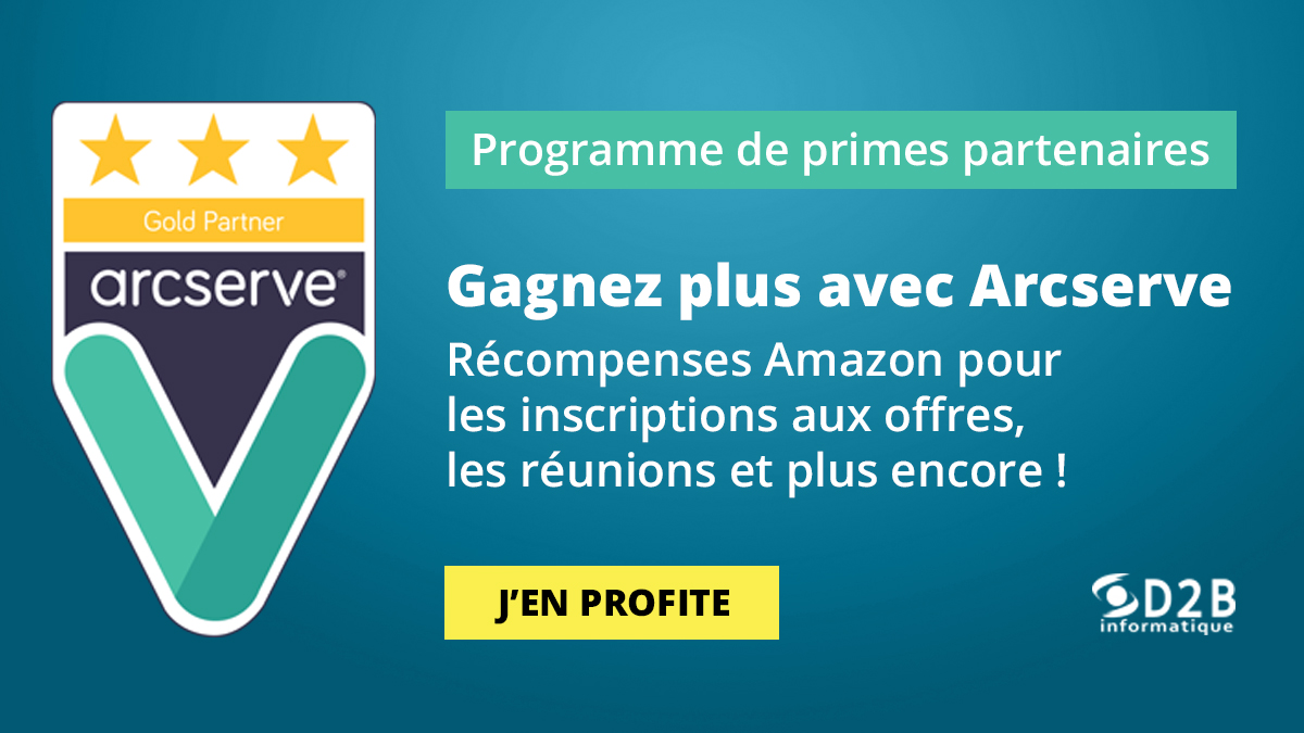 D2BInformatique's tweet photo. 📌PROMO @Arcserve @StorageCraft  

👇 Pour plus d'infos👇
https://t.co/8l3dHdS2Hj https://t.co/OEJoovhqc5