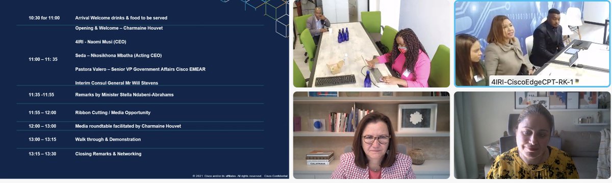 DimaKandalaft's tweet photo. Congratulations to the 
@Cisco_SA team on the launch of yet another successful #EdgeCenter creating tangible impact on digital transformation through empowering the #SMME sector #CiscoCDA https://t.co/OMFx2PDdKM