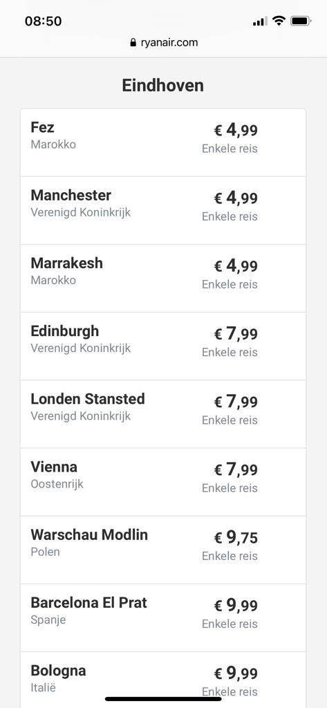 Terwijl wereldleiders vergaderen om ons klimaat te redden, vlieg je nog steeds voor een schijntje binnen Europa. Dit is de prijs voor twee kopjes koffie. De echte prijs betaalt de medewerker, de natuur of het milieu. Wanneer stopt deze waanzin? #cop26