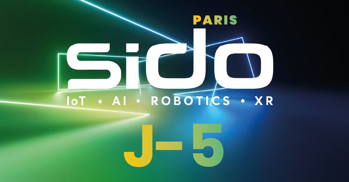 Sido_Paris's tweet image. ⏱️Tic, tac, tic, tac... 𝐉-𝟓 🎉
Derniers jours pour demander votre badge gratuit pour le #SIDO2021 🚀🤖à Paris, les 9 &amp;amp; 10 novembre prochains au Palais des Congrès ➡️ bit.ly/badge-SIDOPari…
🤩 Avec 170 exposants, 60 conférences, 180 speakers experts en #IoT #IA #XR &amp;amp; #Robotique