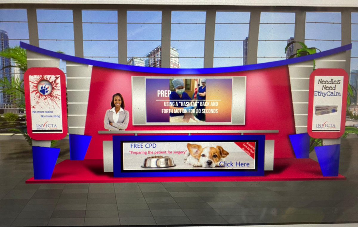 Invictavet's tweet photo. 2nd day of #eccvirtual21 if you're virtually here come and virtually say hello! https://t.co/tnewx2WHwL