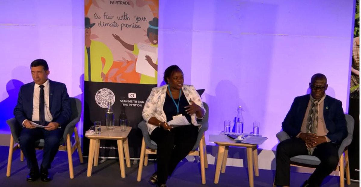 “Here in the North it’s a little more White Paper, for us this crisis is our livelihoods, it’s inside our homes”
👉bit.ly/3mJzJaJ
A powerful discussion led by cocoa farmers at #COP26,  #Fairtrade, #sustainablemonash