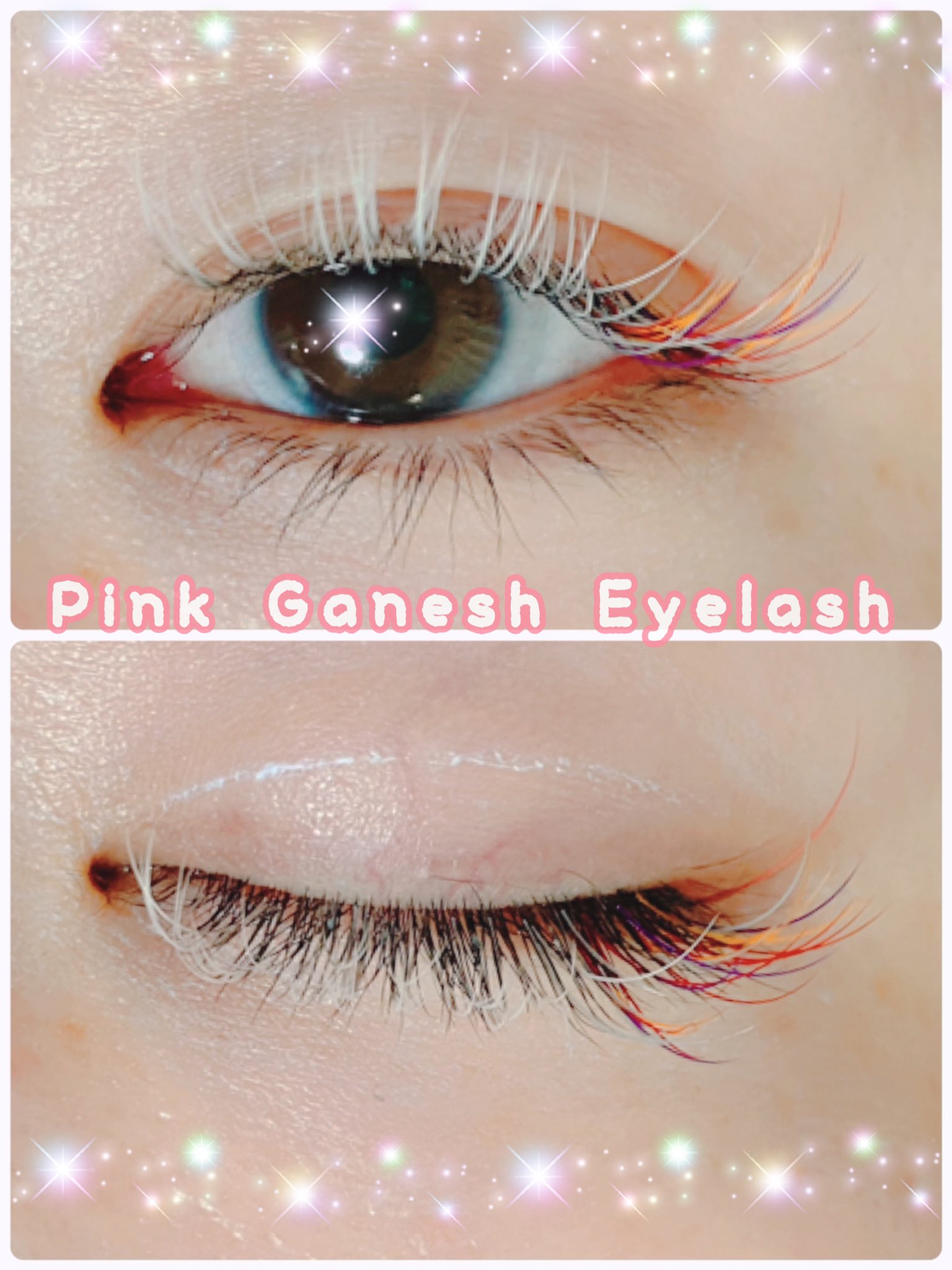 Pinkg カラーマツエクつけ放題ｃ12white ｊｃ13white Red Purple Orange Colorlashes Eyelashes Pinkganesheyelash ピンクガネーシャアイラッシュ マツエク カラーマツエク カラーマツエクデザイン 駅前サロン マツエク大阪 T Co