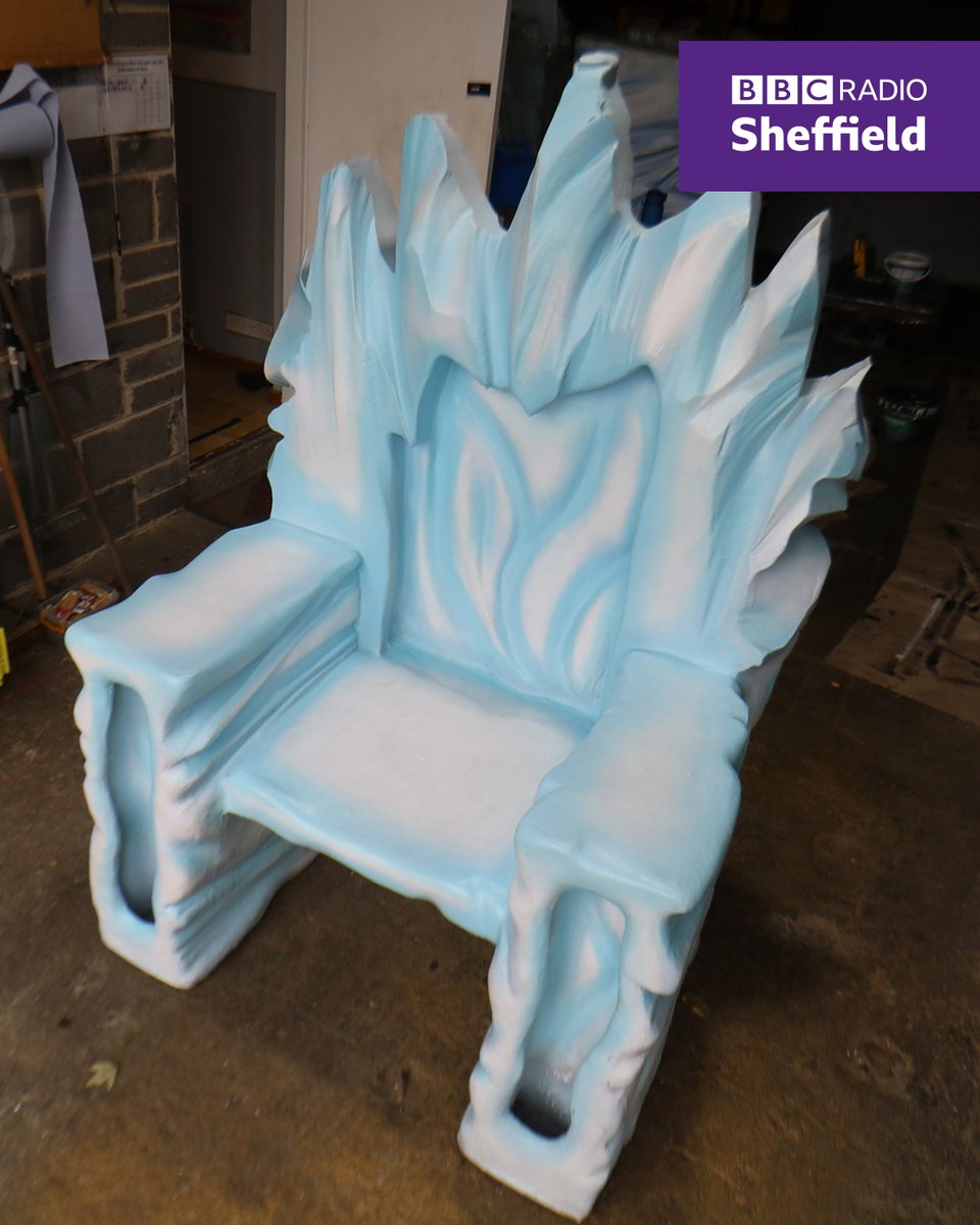 BBCSheffield's tweet photo. The story of how this ice throne, made in Sheffield, ended up on @bbcstrictly!

🙌 @wildfire_agency
🗣️ @JennyEells
👉 https://t.co/3FbT5eeAVu https://t.co/9xfJaO847o