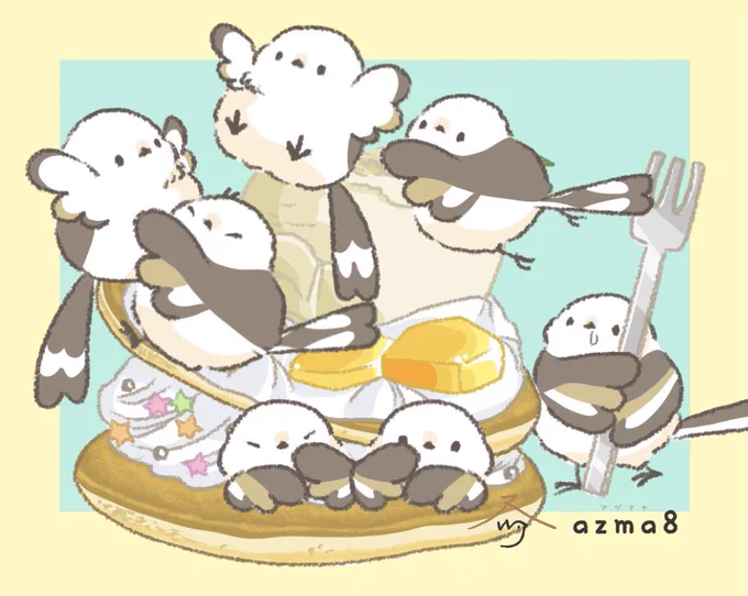 シマエナガ〜💕💬💕
出会えて良かった!!
一生君を護るぜ!!! #いい推しの日 