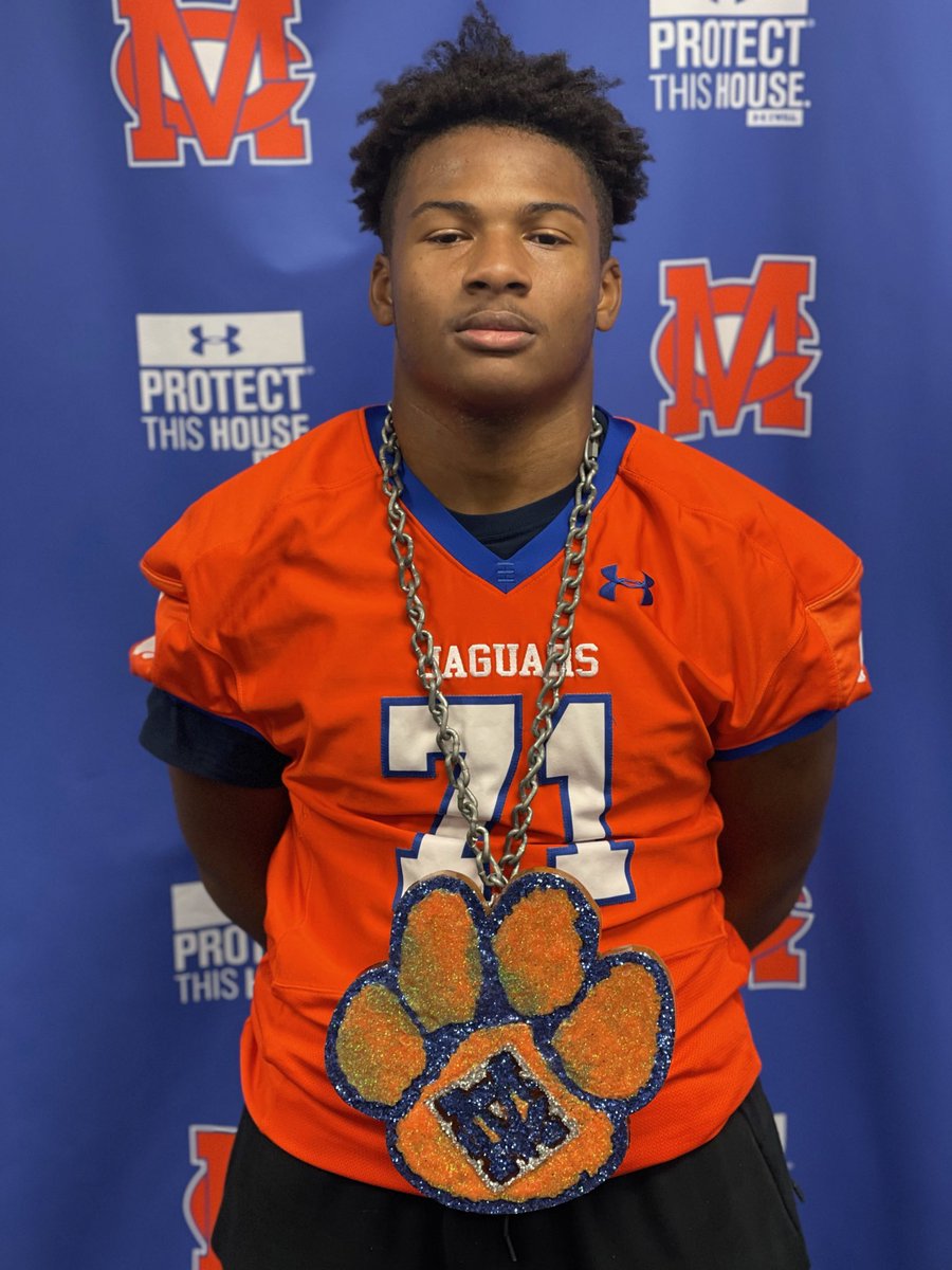 MCJags_Football's tweet photo. Murrah game. #MCturnoverchain #24 Ethan Carolina #71 Edward White https://t.co/CceBu0m8vl