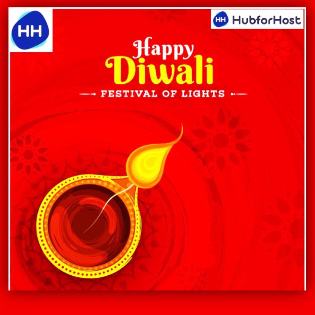 HubforHost team wishes you the Festival of Lights fill your life with the glow of happiness and the sparkle of joy #diwali #teamhubforhost