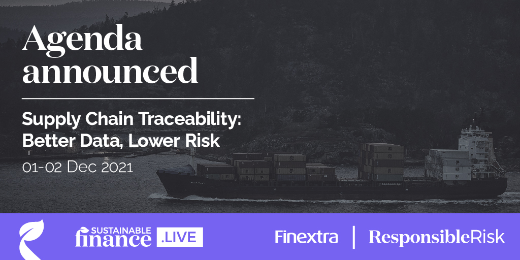 Finextra's tweet photo. We are delighted to unveil the agenda for our upcoming virtual conference, Sustainable Finance Live – running from 1-2 Dec 2021. To participate in these sessions, register for free, here - https://t.co/EVWYgTlZ32 #SFLive #ResponsibleRisk #ESG #sustainablefinance https://t.co/Pps1QyWSpa