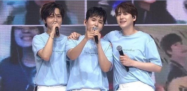 KyuhyunFacts's tweet photo. Happy 15th anniversary, Super Junior KRY!
Thank you Kyuhyun, Ryeowook, and Yesung for the beautiful voices, beautiful harmonies, and beautiful live performances!
Looking forward to more beautiful memories in the future ��

#15YearsWithSuperJuniorKRY https://t.co/i8xS7SlKI9