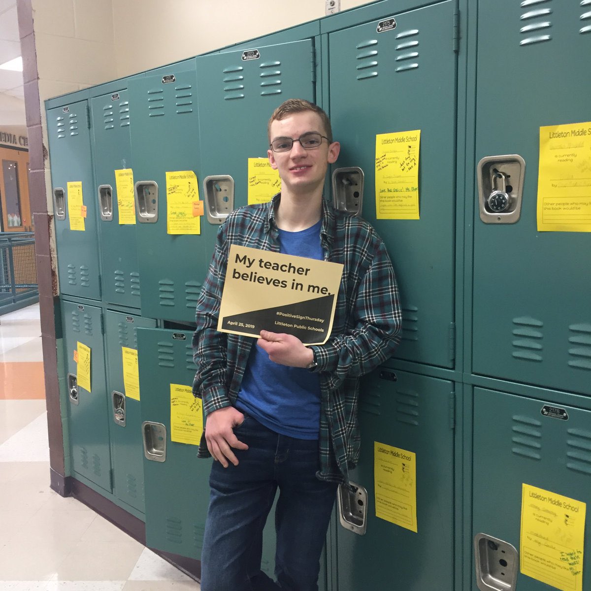 MGeoghegan22's tweet photo. .@mrsmacgregor206 sharing the story of #PositiveSignThursday in Littleton @CraigCMartin12 @Joe_Sanfelippo @casehighprinc #MALeads21 #SparkTheMovement https://t.co/DYkZrOtNOu