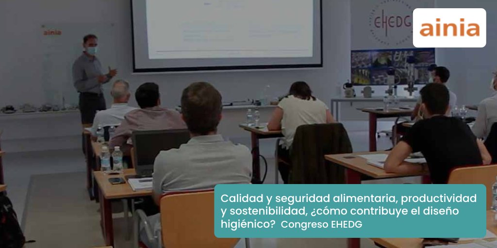 ainiatecnologia's tweet photo. .@EHEDG ha celebrado su Congreso 2021 en formato online, combinando ponencias en distintas áreas relacionadas con el #diseñohigiénico con sesiones de networking y áreas de exposición para los patrocinadores. 

@RafaSoro1 cuenta como ha sido ▶️https://t.co/lwmWCpr95P 

#AINIA https://t.co/hJ2lY0ly6n