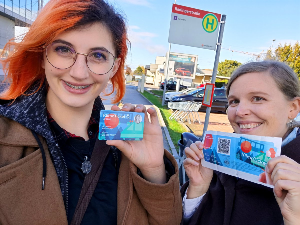 Die IG Holzkraft ist erstmals öffentlich unterwegs mit dem <a href="/Klimaticket_at/">Klimaticket</a> und das gleich mal in Salzburg. ✨🚞 

#klimaticket