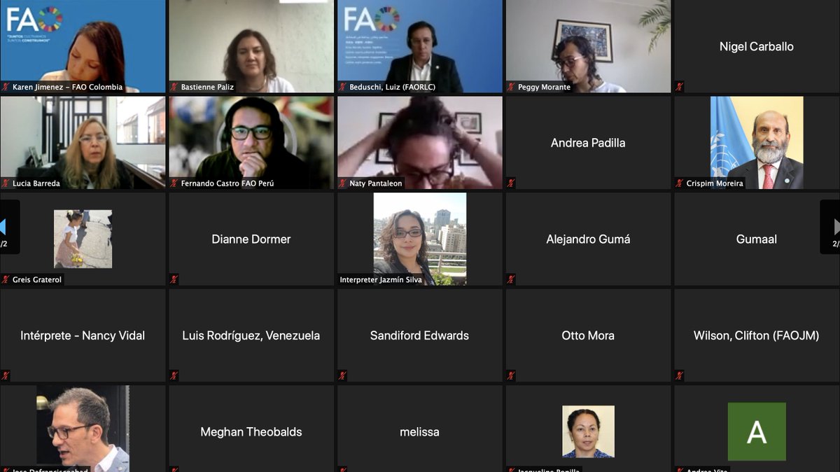 FAO_AgriFam's tweet photo. 📢Reunión #1000AldeasDigitales en ALC 🌎

👉14 países integran la iniciativa #1000AldeasDigitales de @FAOAmericas 

👉El objetivo de la reunión es compartir información sobre los principales resultados del estudio de diagnóstico y levantamiento de las prioridades de la iniciativa https://t.co/04UaJ3nt7f