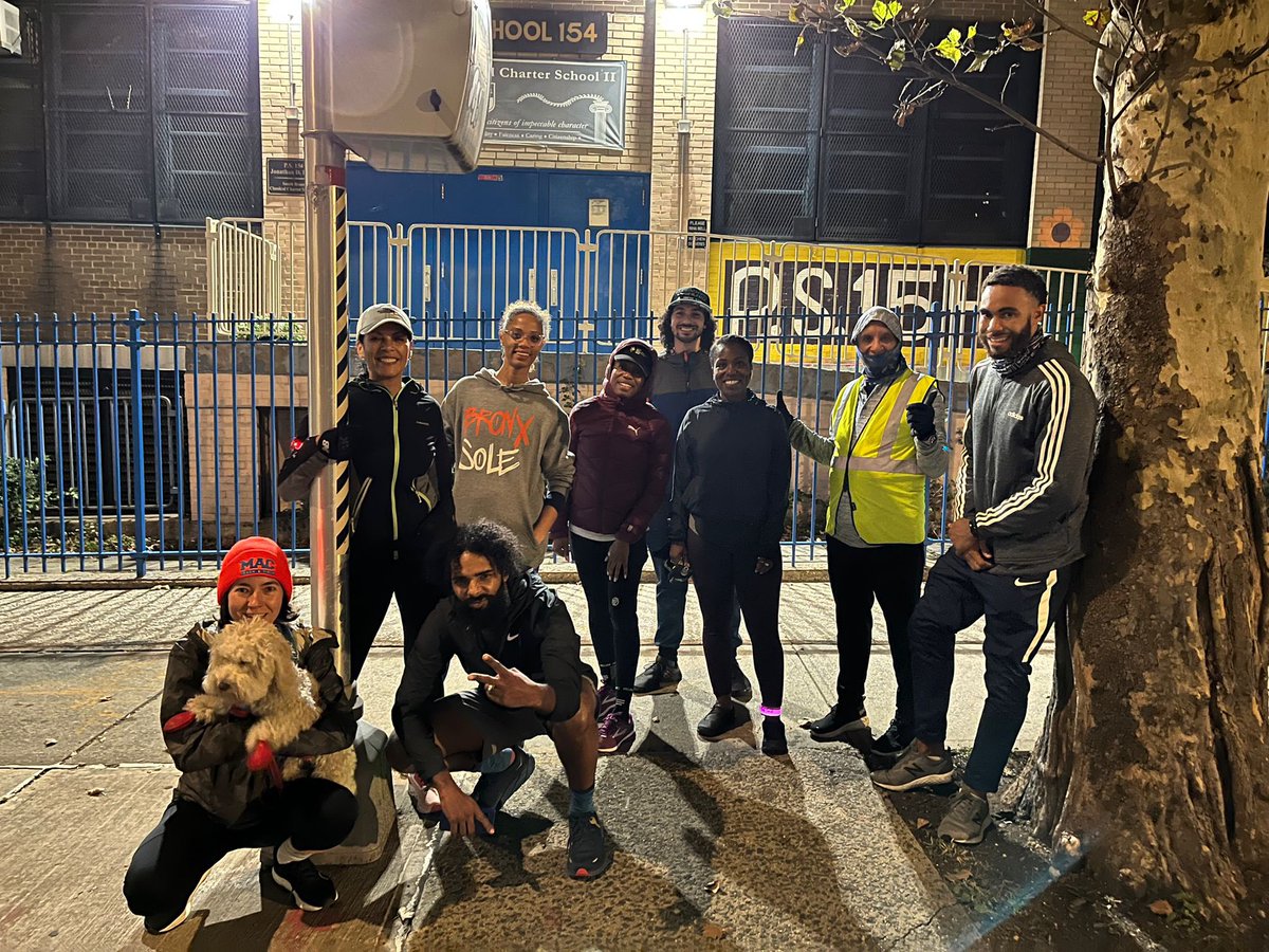BronxSole's tweet photo. THIS IS WHERE WE WILL BE ON SUNDAY! Welcoming all the marathoners as they enter the Bronx! We will be here all day Sunday. Come out and join us! Energy and vibes will be off the charts! 

Mile 20. On 135th Street (near Alexander Ave) in front of #PS154 Jonathan D. Hyatt! https://t.co/XIVRFmIyds