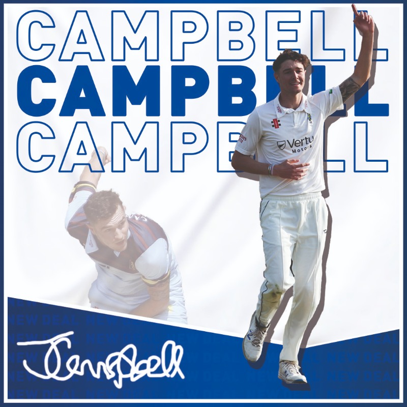 DurhamCricket's tweet photo. .@jack_campbell11 and @GeorgeDrissell sign new deals with Durham Cricket ahead of the 2022 season✍️

#ForTheNorth