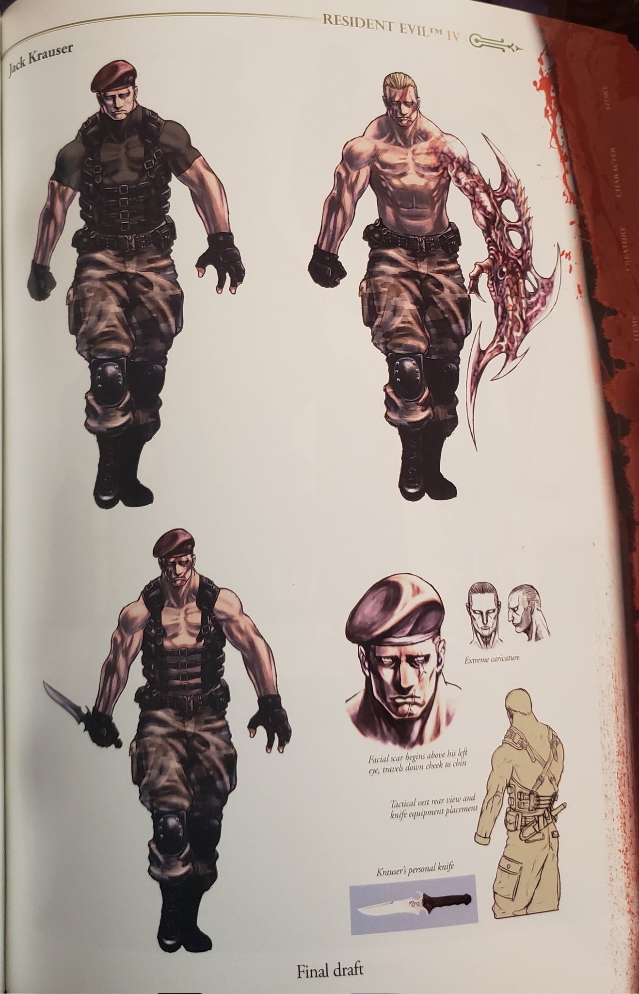 Resident Ellyn on X: Jack Krauser concept art from Resident Evil 4  #REBHFun  / X